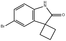 Spiro[cyclobutane-1,3'-[3H]indol]-2'(1'H)-one, 5'-bromo- Struktur