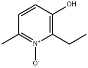 2-ethyl-6-methyl-1-oxy-pyridin-3-ol Struktur