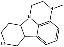 1H-Pyrido[3',4':4,5]pyrrolo[1,2,3-de]quinoxaline, 2,3,6b,7,8,9,10,10a-octahydro-3-methyl-