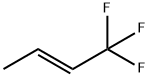 2-Butene, 1,1,1-trifluoro-, (2E)- Structure