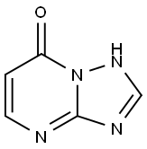 1H,7H-[1,2,4]triazolo[1,5-a]pyrimidin-7-one 化学構造式