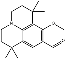 2,3,6,7-Tetrahydro-8-methoxy-1,1,7,7-tetramethyl-1H,5H-benzo[ij]quinolizine-9-carboxaldehyde,322475-18-3,结构式