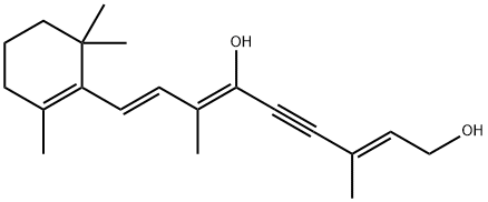 11,12-Didehydro-7,10-dihydro-10-hydroxyretinol Structure