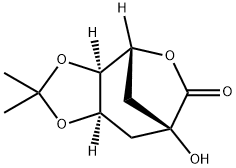 (3aR,4R,7S,8aR)-Tetrahydro-7-hydroxy-2,2-dimethyl-4,7-methano-1,3-dioxolo[4,5-c]oxepin-6(4H)-one Structure
