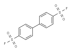 [1,1'-Biphenyl]-4,4'-disulfonyl difluoride Structure