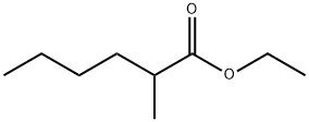 Hexanoic acid, 2-methyl-, ethyl ester Structure