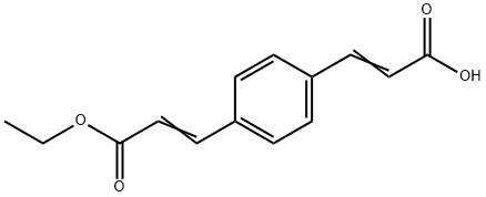 2-Propenoic acid, 3-[4-(2-carboxyethenyl)phenyl]-, 1-ethyl ester