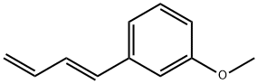 Benzene, 1-(1E)-1,3-butadien-1-yl-3-methoxy- Structure