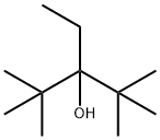 2,2,4,4-テトラメチル-3-エチル-3-ペンタノール 化学構造式