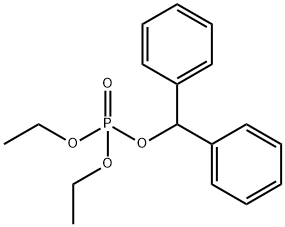 Phosphoric acid, diphenylmethyl diethyl ester