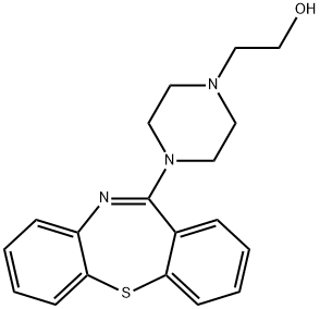 Quetiapine Hydroxy Impurity Structure