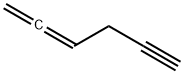 1,2-Hexadien-5-yne Struktur