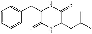 环(苯丙氨酸-亮氨酸)二肽, 3354-31-2, 结构式