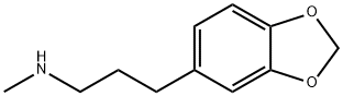 1,3-Benzodioxole-5-propanamine, N-methyl- Structure
