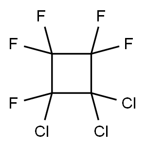 Cyclobutane, 1,1,2-trichloro-2,3,3,4,4-pentafluoro- Structure