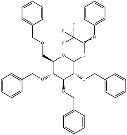 D-Glucopyranose, 2,3,4,6-tetrakis-O-(phenylmethyl)-, 1-(2,2,2-trifluoro-N-phenylethanimidate)