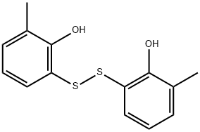 6,6'-disulfanediylbis(2-methylphenol) 结构式