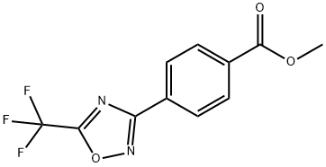 trifluoroMethyl-1,2,4-oxadiazol-3-yl)benzoate 结构式