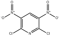Pyridine, 2,6-dichloro-3,5-dinitro- Structure