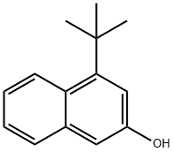 2-Naphthalenol, 4-(1,1-dimethylethyl)- Structure