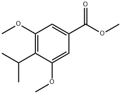 Methyl 4-isopropyl-3,5-dimethoxybenzoate Structure