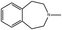 1H-3-Benzazepine, 2,3,4,5-tetrahydro-3-methyl- 化学構造式