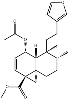 Methyl dodonate A acetate 化学構造式