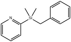 Pyridine, 2-[dimethyl(phenylmethyl)silyl]-,349611-37-6,结构式