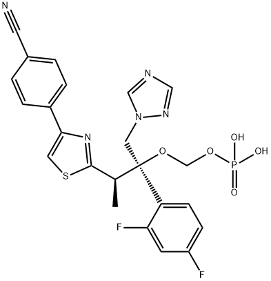 FOSRAVUCONAZOLE, 351227-64-0, 结构式