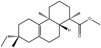 (1R)-7β-Ethyl-1,2,3,4,4a,5,6,7,8,9,10,10aα-dodecahydro-1,4aβ,7-trimethyl-1α-phenanthrenecarboxylic acid methyl ester Structure
