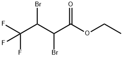 Butanoic acid, 2,3-dibromo-4,4,4-trifluoro-, ethyl ester 化学構造式