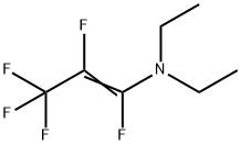 1-Propen-1-amine, N,N-diethyl-1,2,3,3,3-pentafluoro- 化学構造式