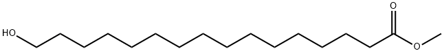 methyl 15-hydroxypentadecanoate Struktur