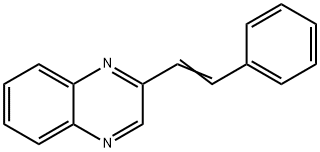 Quinoxaline, 2-(2-phenylethenyl)-, 36680-17-8, 结构式