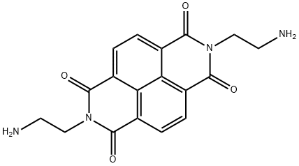 N、 N'-双(氨基乙基)-1,8:4,5-萘四羧酸二酰胺 结构式