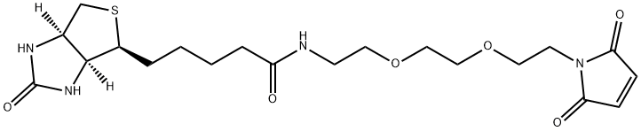 Biotin-PEG3-Mal Structure