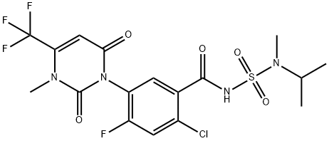 苯嘧磺草胺, 372137-35-4, 结构式