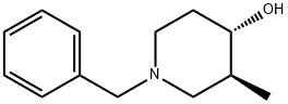 4-Piperidinol, 3-methyl-1-(phenylmethyl)-, (3S,4S)- Structure