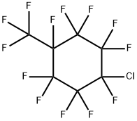 Cyclohexane, 1-chloro-1,2,2,3,3,4,5,5,6,6-decafluoro-4-(trifluoromethyl)- Structure