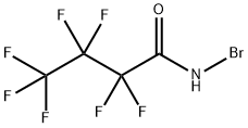 Butanamide, N-bromo-2,2,3,3,4,4,4-heptafluoro- 化学構造式
