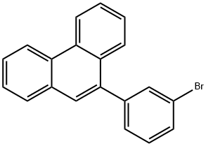 Phenanthrene, 9-(3-bromophenyl)- Struktur