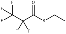 Propanethioic acid, 2,2,3,3,3-pentafluoro-, S-ethyl ester Struktur