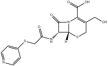 去乙酰头孢匹林(EP杂质B) 结构式
