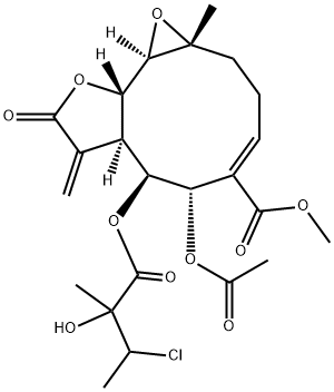沼菊素氯海德林,38230-99-8,结构式
