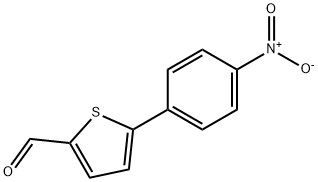 2-Thiophenecarboxaldehyde, 5-(4-nitrophenyl)- 结构式