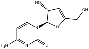 3'',4''-Didehydro-3''-deoxycytidine Structure