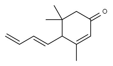 4,7,9-Megastigmatrien-3-one Struktur
