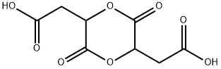2,2'-(3,6-dioxo-1,4-dioxane-2,5-diyl)diacetic acid Structure