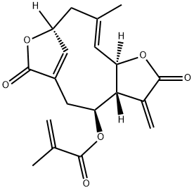 异去氧苦地胆苦素,38927-54-7,结构式
