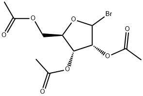 D-Ribofuranosyl bromide, 2,3,5-triacetate 化学構造式